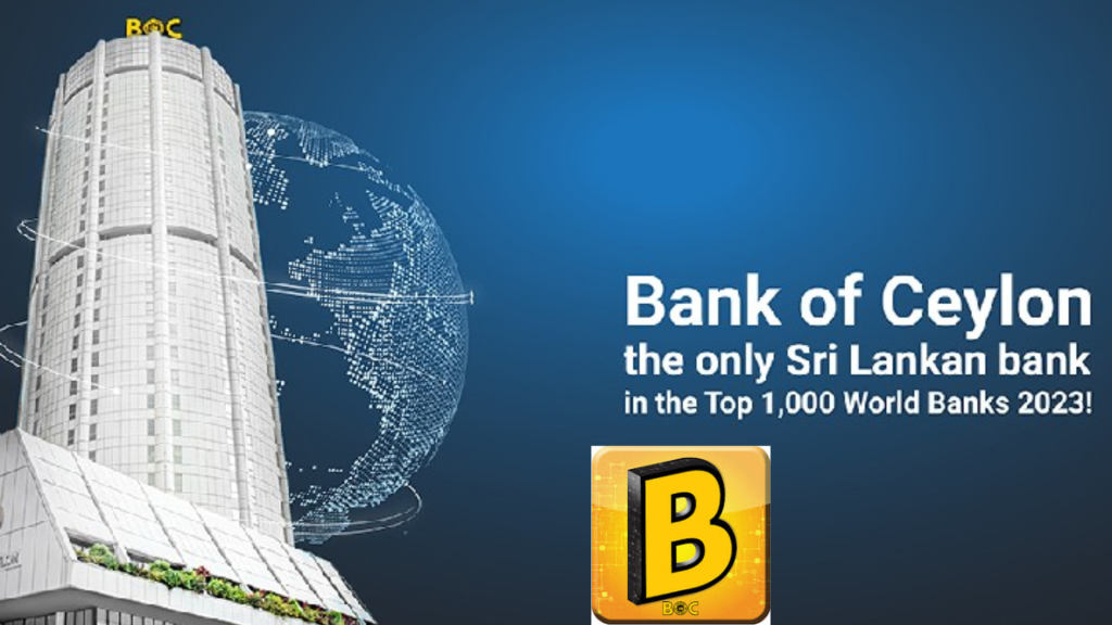 Traveler exchanging currency at a Bank of Ceylon branch in Colombo Sri Lanka